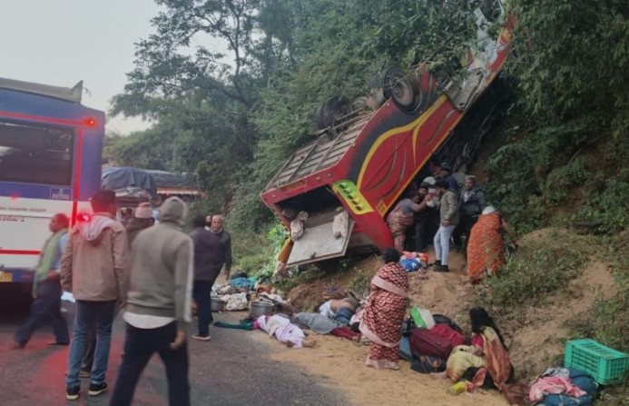 Chhattisgarh Border Road Accident